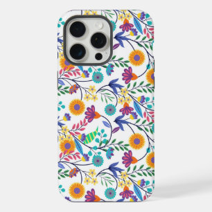 Colourful Exotic Floral Background Pattern-23145 iPhone 15 Pro Max Case