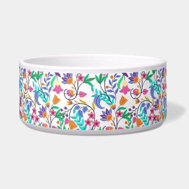 Colourful Exotic Floral Pattern (Front)