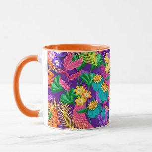 Colourful Exotic Floral Pattern-23148 Mug