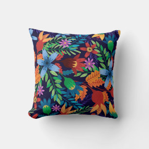 Colourful Exotic Floral Pattern-24367 Cushion