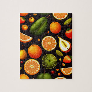 Colourful exotic fruits jigsaw puzzle