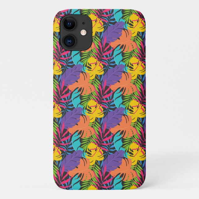 Colourful Exotic Leaves Pattern-23190 Case-Mate iPhone Case (Back)