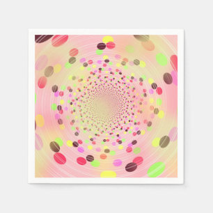 Colourful Explosion of Candy Dots Napkin