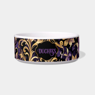 Colourful,Extravagant,Purple and Gold Bowl