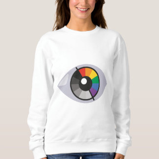 Colourful Eye of Diversity and Creativity Sweatshirt