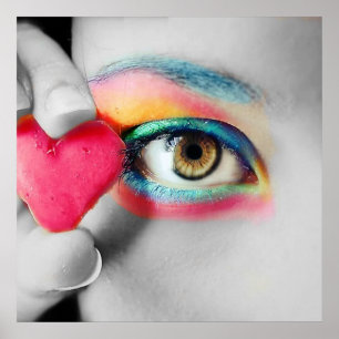 Colourful Eye Poster