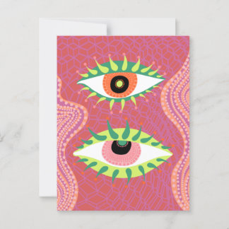 Colourful Eyes Postcard