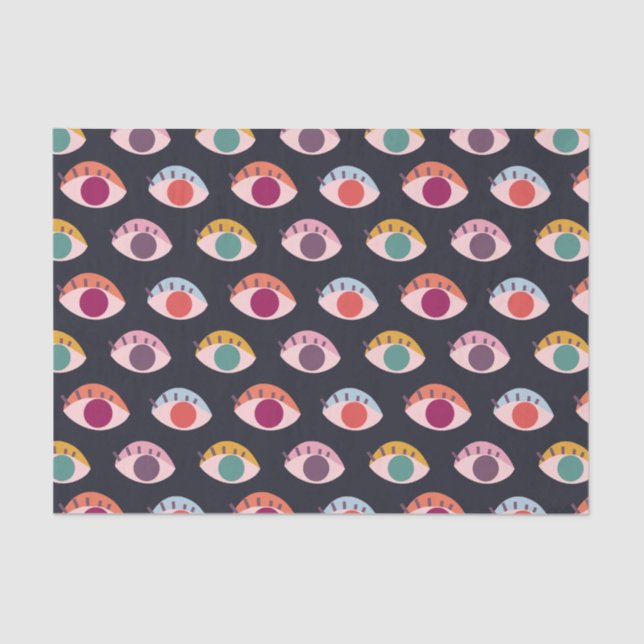 Colourful Eyes Tissue Paper (Front)