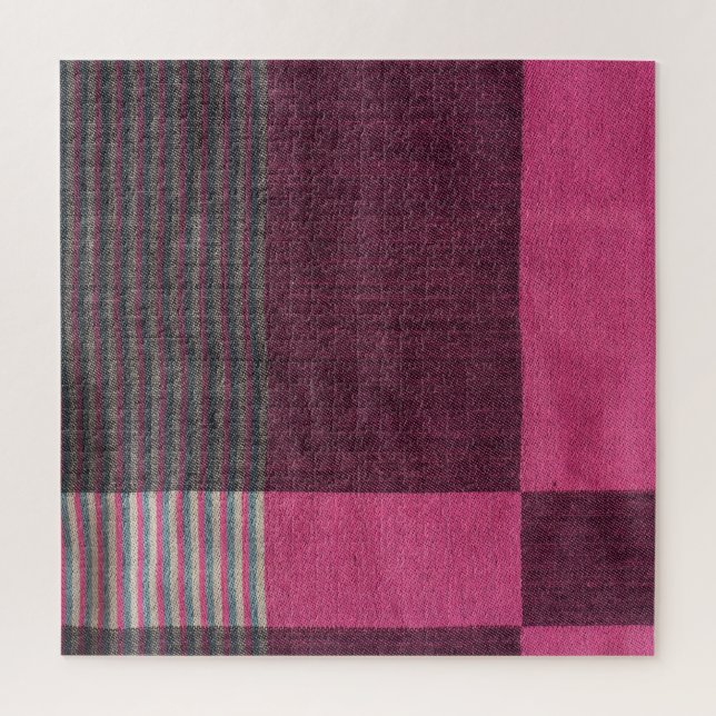 Colourful Fabric Surface: Top View. Jigsaw Puzzle (Vertical)