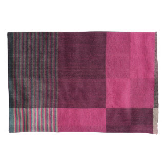 Colourful Fabric Surface: Top View. Pillowcase