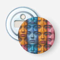 Colourful Faces Pattern
