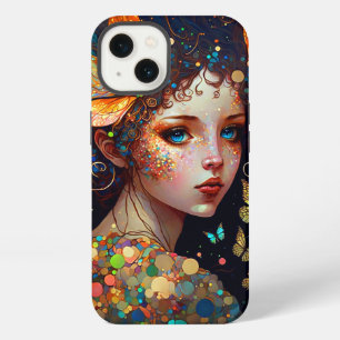 Colourful Fairy Butterflies Fantasy Art iPhone 13 Case