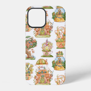 Colourful Fairy Tale Houses Pattern iPhone 12 Case