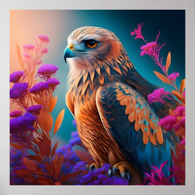 Colourful Falcon  Poster (Front)