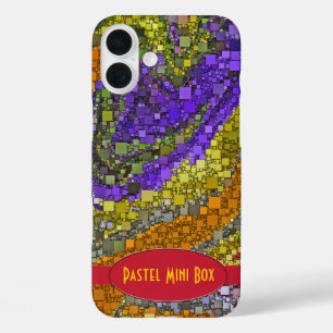 Colourful Fall Bouquet Box Design iPhone 16 Plus Case