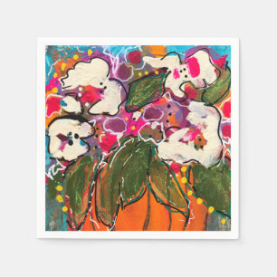 Colourful Fall Cocktail Napkin