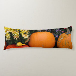 Colourful fall decorative pumpkin display body cushion