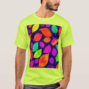 Colourful fall leaves Artwork T-Shirt