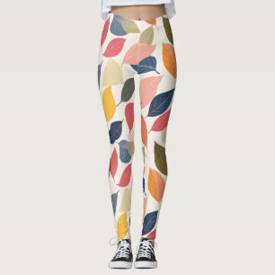 Colourful Fall Leaves Leggings