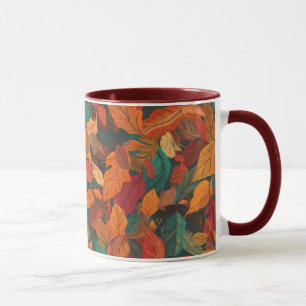 Colourful Fall Leaves  Mug
