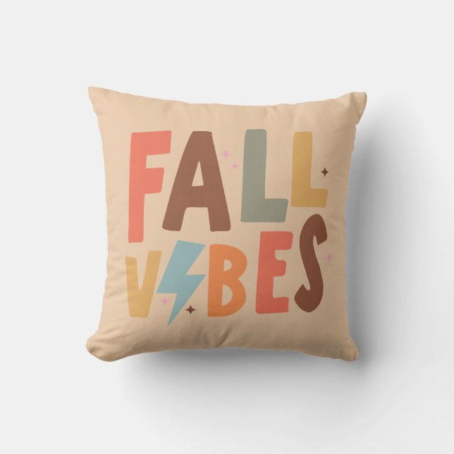 Colourful Fall Vibes Cushion (Front)