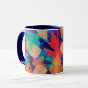 Colourful Fallen Leaves Mug
