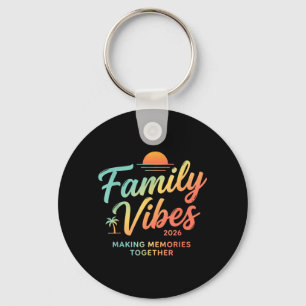 Colourful Family Vacation Beach Matching 2026 1 Key Ring
