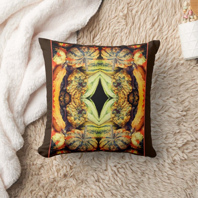 Colourful Fancy Gourds Country Abstract Cushion (Blanket)