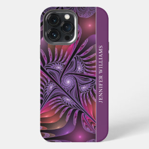Colourful Fantasy Abstract Modern Fractal Art Name iPhone 13 Pro Max Case