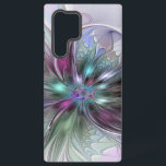 Colourful Fantasy Abstract Modern Fractal Flower Samsung Galaxy Case<br><div class="desc">Unique colourful and magical.
Design for your Samsung Galaxy S22 Ultra case and more.</div>