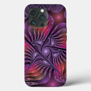 Colourful Fantasy Abstract Trippy Purple Fractal iPhone 13 Pro Case