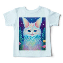 Colourful Fantasy Animal Print T-Shirt