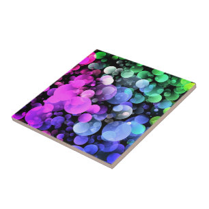 Colourful Fantasy - Beautiful Dreams - Cute Bubble Tile