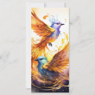 Colourful Fantasy Bird Art 