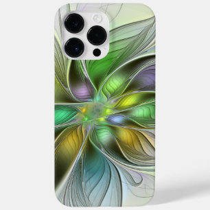 Colourful Fantasy Flower Modern Abstract Fractal Case-Mate iPhone 14 Pro Max Case