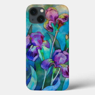 Colourful Fantasy Irises iPhone 13 Case