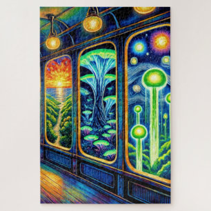 Colourful Fantasy Land Jigsaw Puzzle