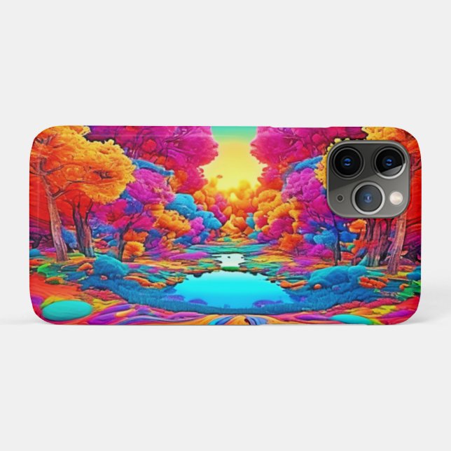 Colourful Fantasy Landscape Case-Mate iPhone Case (Back (Horizontal))