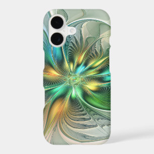 Colourful Fantasy Modern Abstract Flower Fractal