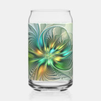 Colourful Fantasy Modern Abstract Flower Fractal