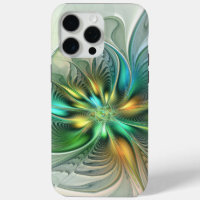 Colourful Fantasy Modern Abstract Flower Fractal