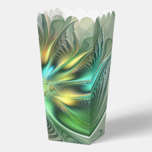 Colourful Fantasy Modern Abstract Flower Fractal Favour Box