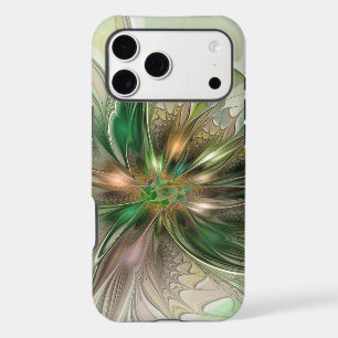 Colourful Fantasy Modern Abstract Fractal Flower