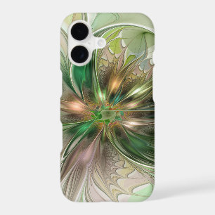 Colourful Fantasy Modern Abstract Fractal Flower