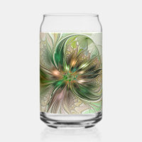 Colourful Fantasy Modern Abstract Fractal Flower
