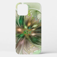 Colourful Fantasy Modern Abstract Fractal Flower