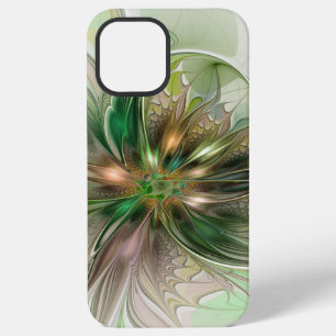 Colourful Fantasy Modern Abstract Fractal Flower iPhone 12 Pro Max Case