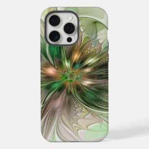 Colourful Fantasy Modern Abstract Fractal Flower iPhone 15 Pro Max Case