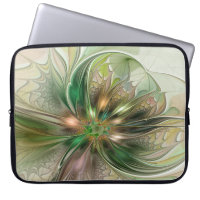 Colourful Fantasy Modern Abstract Fractal Flower