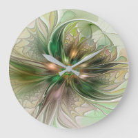 Colourful Fantasy Modern Abstract Fractal Flower